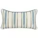 Tranquil Coasts Harbor Stripe Ivory Rectangular Accent Pillow Set of 2