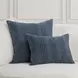 Gratitude Navy Blue Rectangular Accent Pillow Set of 2