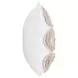 Tranquil Coasts Halston Ivory Square Accent Pillow Set of 2