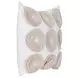 Tranquil Coasts Halston Ivory Square Accent Pillow Set of 2