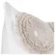 Tranquil Coasts Halston Ivory Square Accent Pillow Set of 2