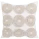Tranquil Coasts Halston Ivory Square Accent Pillow Set of 2