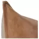 Soco Leather Dumont Chestnut 18 x 18" Accent Pillow Set of 2