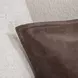 Soco Leather Parsons Cocoa 18 x 18" Accent Pillow Set of 2