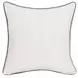 Tranquil Coasts Lessonia Green and Cream Square Accent Pillow Set of 2