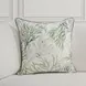 Tranquil Coasts Lessonia Green and Cream Square Accent Pillow Set of 2