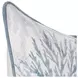 Tranquil Coasts Lessonia Blue and Cream Square Accent Pillow Set of 2