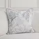 Tranquil Coasts Lessonia Blue and Cream Square Accent Pillow Set of 2