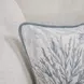 Tranquil Coasts Lessonia Blue and Cream Square Accent Pillow Set of 2