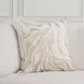 Tranquil Coasts Drift Ivory and Natural Square Accent Pillow Set of 2