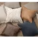 Tranquil Coasts Drift Ivory and Natural Square Accent Pillow Set of 2