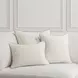 Heirloom Velvet Ivory 22 x 22" Accent Pillow Set of 2
