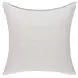 Lineage Bikram Ivory and Mocha Cream Square Accent Pillow Set of 2