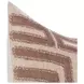 Villa Classics Mateo Sepia Brown and Natural Square Accent Pillow Set of 2