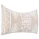Lineage Abbey Mocha Cream and Ivory Rectangular Accent Pillow Set of 2