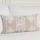 Lineage Abbey Mocha Cream and Ivory Rectangular Accent Pillow Set of 2