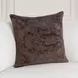 Oliver Sierra Brown Square Accent Pillow Set of 2