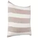 Lineage Eleanor Natural and Ivory Square Accent Pillow Set of 2