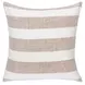 Lineage Eleanor Natural and Ivory Square Accent Pillow Set of 2