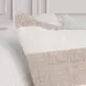 Lineage Eleanor Natural and Ivory Square Accent Pillow Set of 2