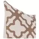 Lineage Mullan Frothed Brown Square Accent Pillow Set of 2
