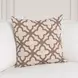 Lineage Mullan Frothed Brown Square Accent Pillow Set of 2