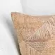 Lineage Rev Caramel Square Accent Pillow Set of 2