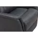 Gemini Milan Navy Leather Swivel Glider Recliner
