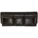Cameron Brown Leather 97" Sofa with Pillow
