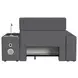 Booker Gray Twin Upholstered Transformer Bed with Electronic Features and LED