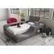 Booker Grey Youth Upholstered Panel Bedroom Set