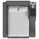 Booker Gray Full Upholstered Transformer Bed with Electronic Features and LED