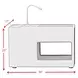 Booker Gray Full Upholstered Transformer Bed with Electronic Features and LED