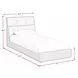 Booker Gray Twin Upholstered Transformer Bed with Electronic Features and LED