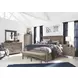 Paxton Place Dovetail Gray 7 Drawer Dresser with Rectangular Mirror