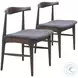 Tuzka Gray Dining Chair Set Of 2