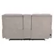 Traxton Jasper Taupe 79" Zero Gravity Triple Power Reclining Loveseat with Tilt Console and USB Charging