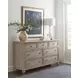Cambric Breve 7 Drawer Miriam Dresser with Rectangular Landscape Mirror