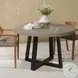 Cyrus Black Round 48" Outdoor Dining Table