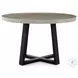 Cyrus Black Round 48" Outdoor Dining Table