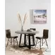 Cyrus Black Round 48" Outdoor Dining Table