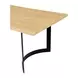 Bent Natural and Black 99" Rectangular Dining Table