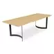 Bent Natural and Black Rectangular Dining Room Set