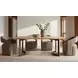 Bent Natural and Black 78" Rectangular Dining Table