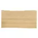 Bent Natural and Black 78" Rectangular Dining Table