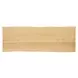Bent Natural and Black 80" Rectangular Counter Height Table