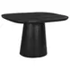 Freed Black 47" Rectangular Dining Table