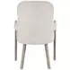 Gwendolyn Cerused Taupe Upholstered Arm Chair Set of 2