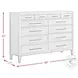 Armes Grey 12 Drawer Dresser