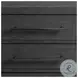 Armes Black 3 Drawer Nightstand